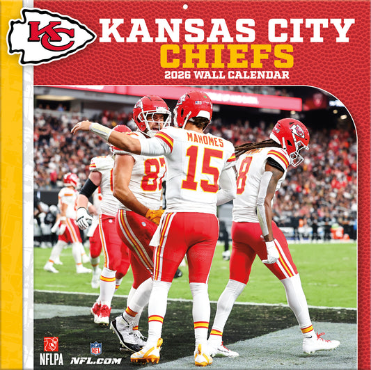 Kansas City Chiefs Team Photos Wall Calendar