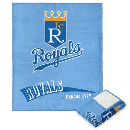 Kansas City Royals throwback silk touch blanket