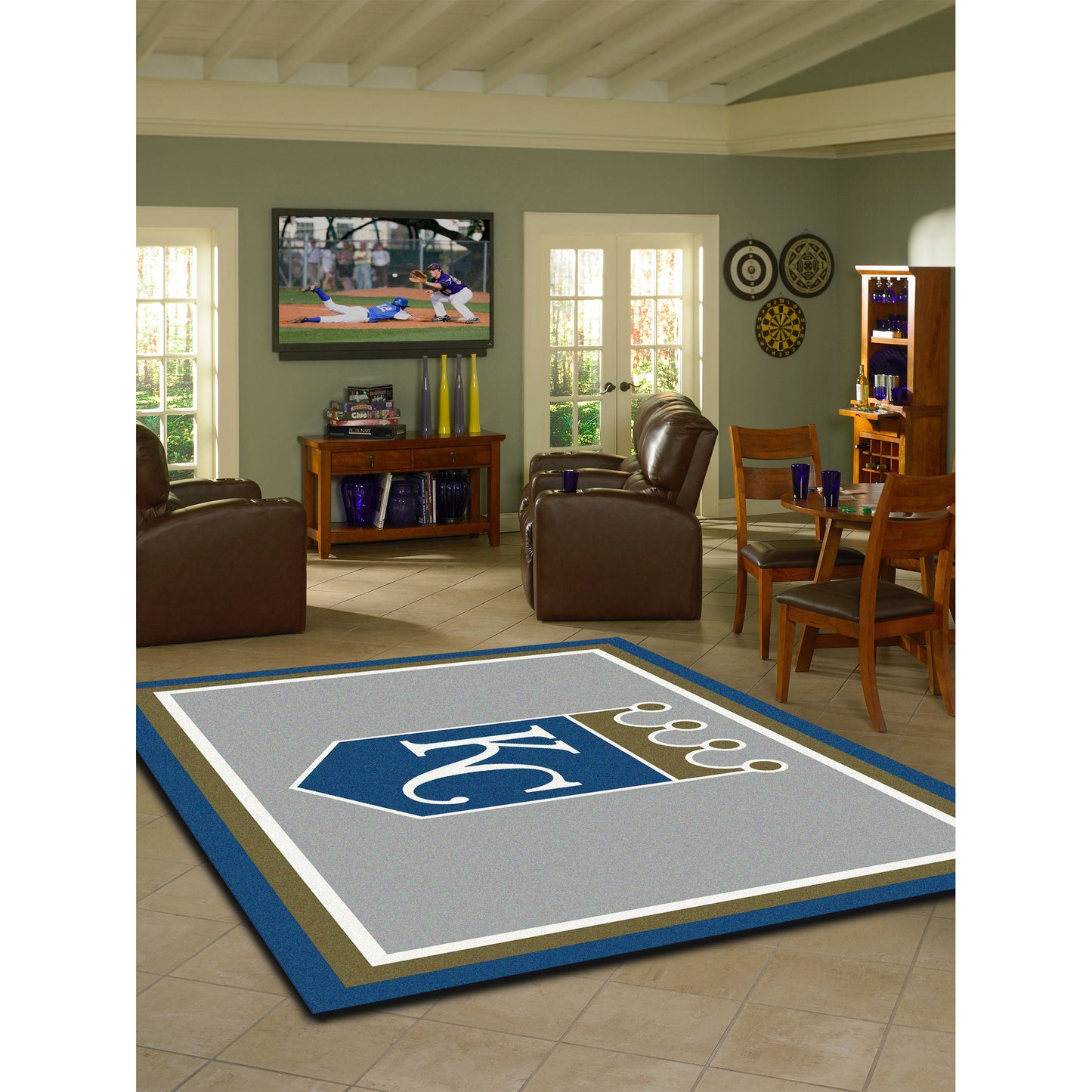 Kansas City Royals spirit style area rug life