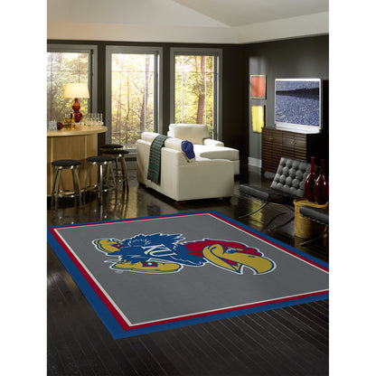 Kansas Jayhawks spirit style area rug life