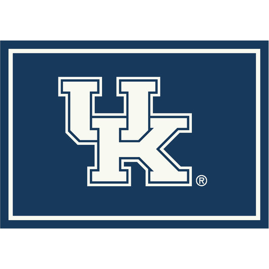 Kentucky Wildcats distressed style area rug