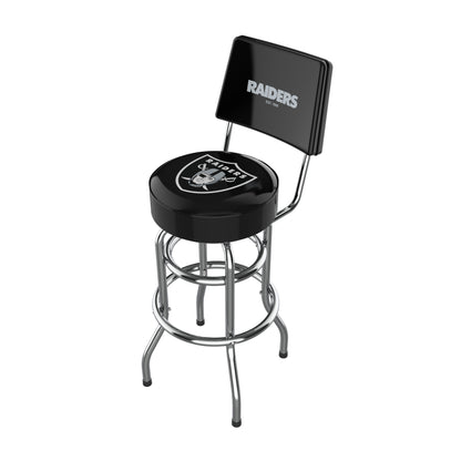 Las Vegas Raiders Chrome Barstool