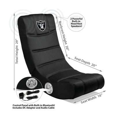 Las Vegas Raiders kids gaming rocking chair