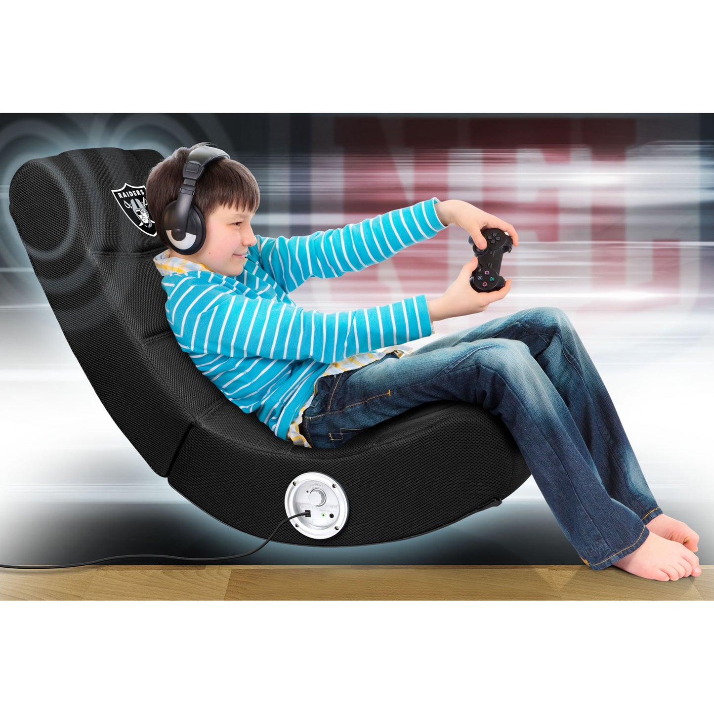 Las Vegas Raiders foldup gamer chair