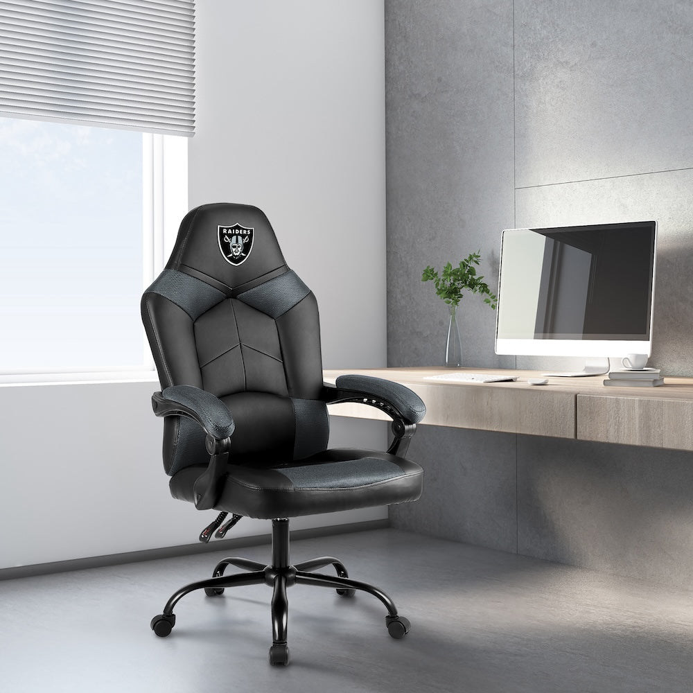 Las Vegas Raiders Office Gamer Chair Lifestyle