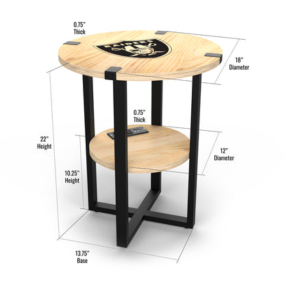 Las Vegas Raiders Table Dimensions