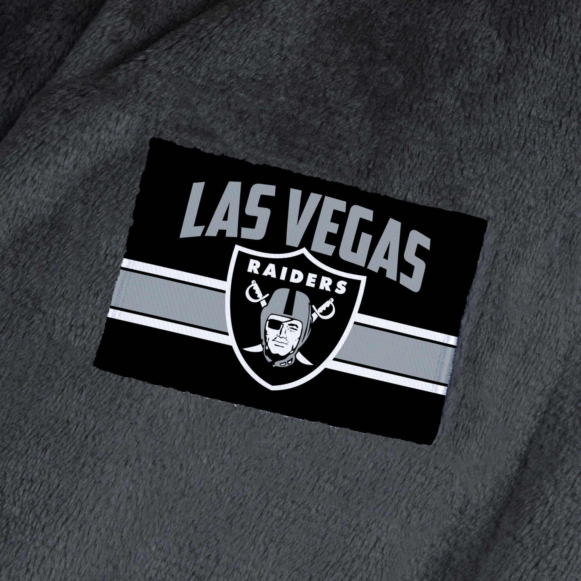 Las Vegas Raiders team color bathrobe patch