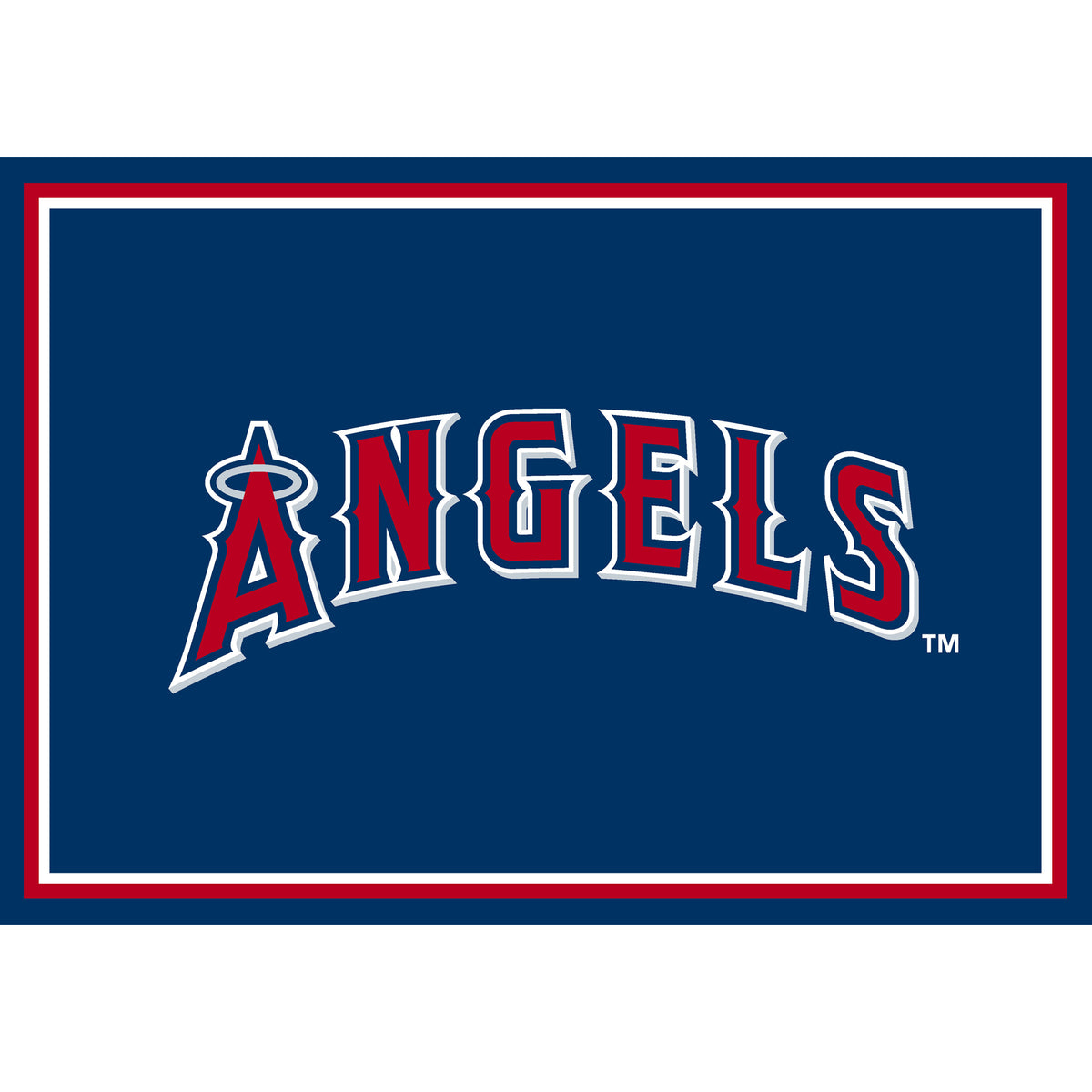 Mat Angels Buy MLB Los Angeles Angels Entry Mat and Official Area Rug 3 Ft x 4 Ft ...