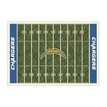 Los Angeles Chargers home field style area rug