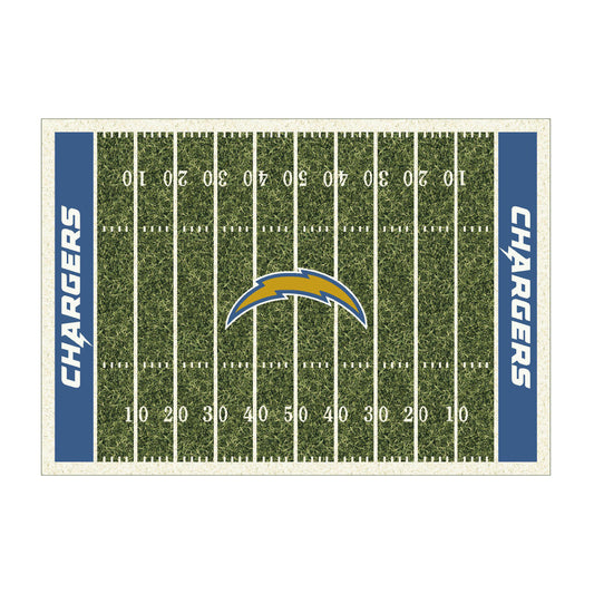 Los Angeles Chargers home field style area rug