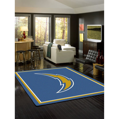 Los Angeles Chargers spirit style area rug life