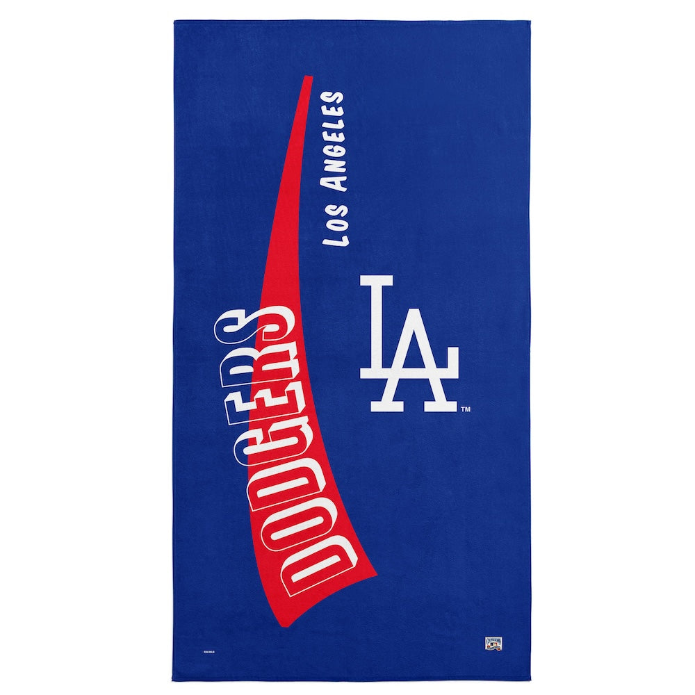 Los Angeles Dodgers throwback beach towel