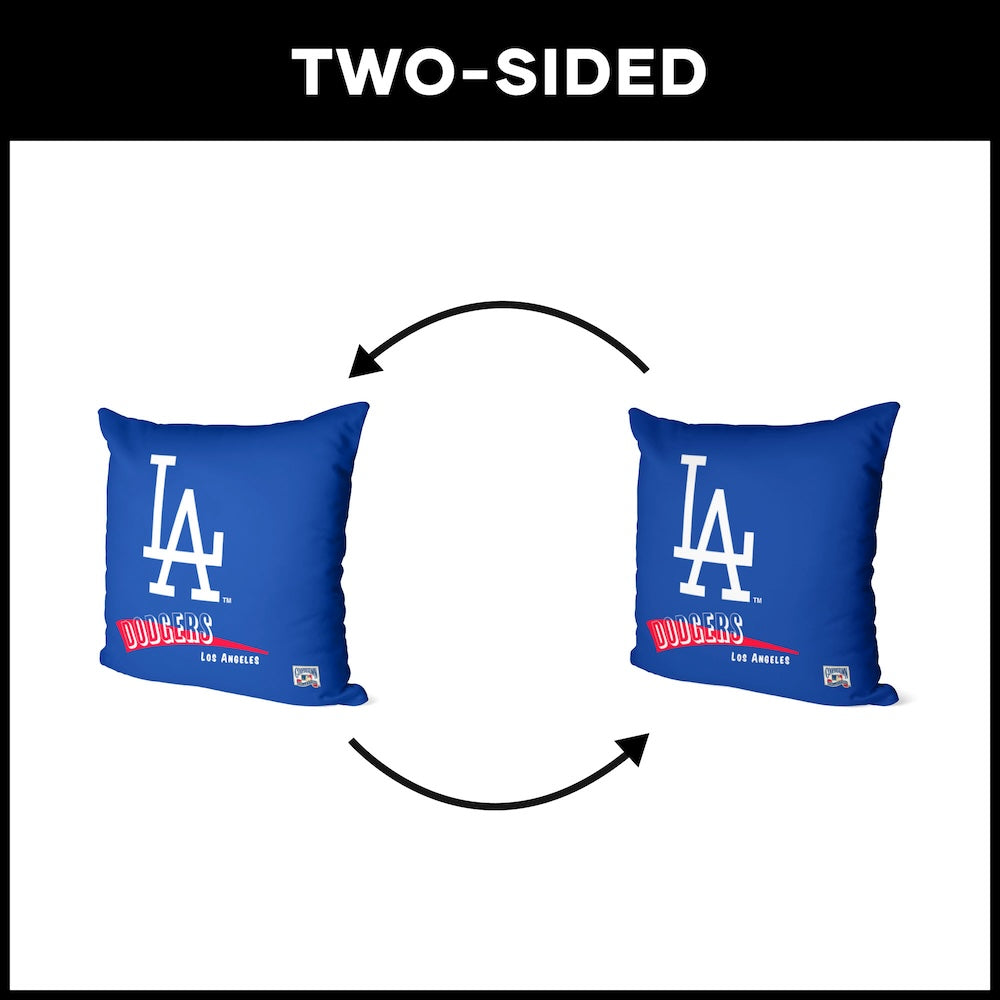 Los Angeles Dodgers vintage throw pillow