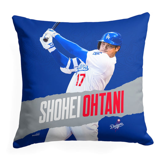 Los Angeles Dodgers Shohei Ohtani throw pillow