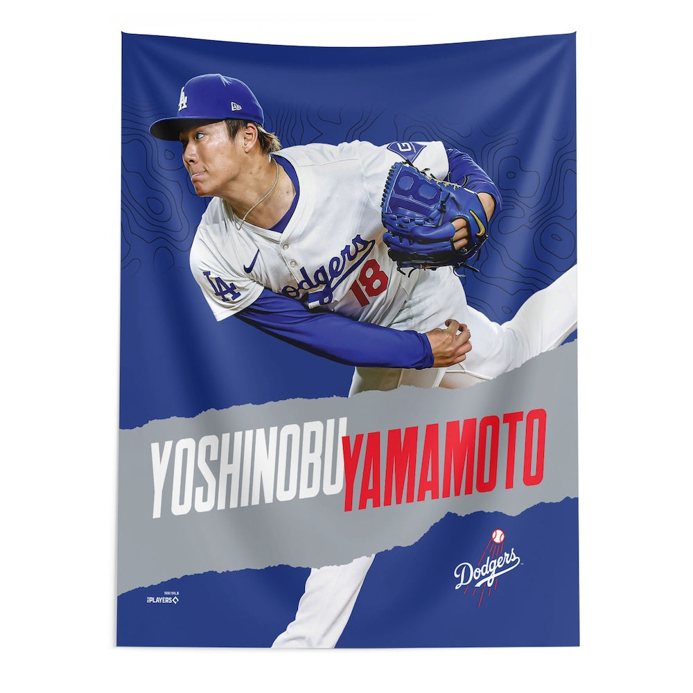 Los Angeles Dodgers Yoshinobu Yamamoto wall hanging