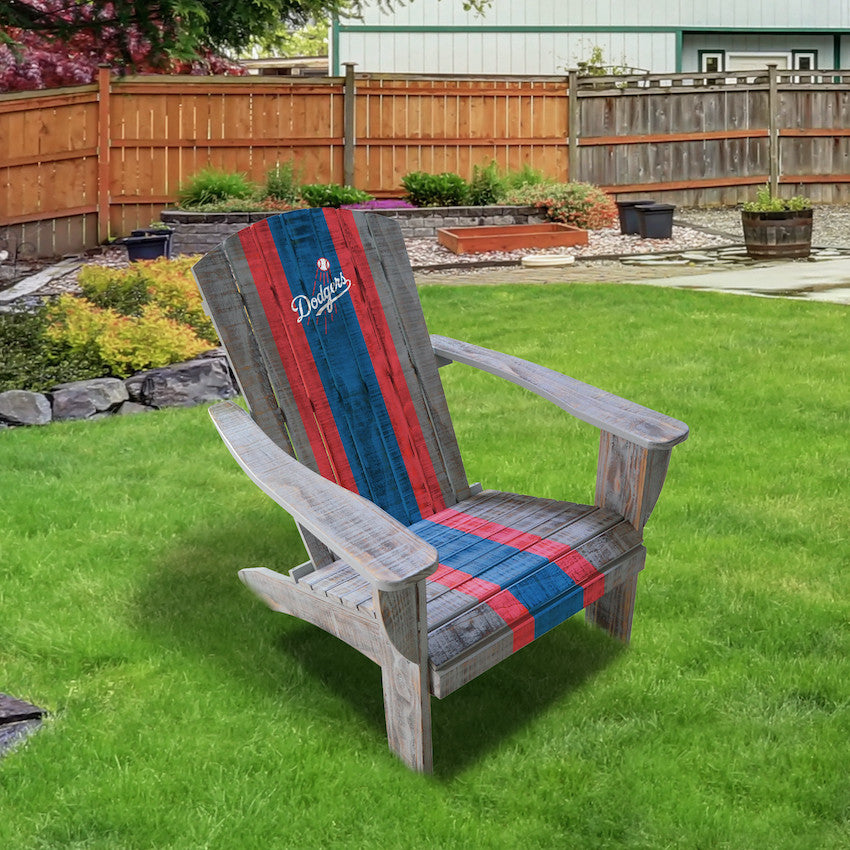 Los Angeles Dodgers Outdoor Painted Adirondack Chair