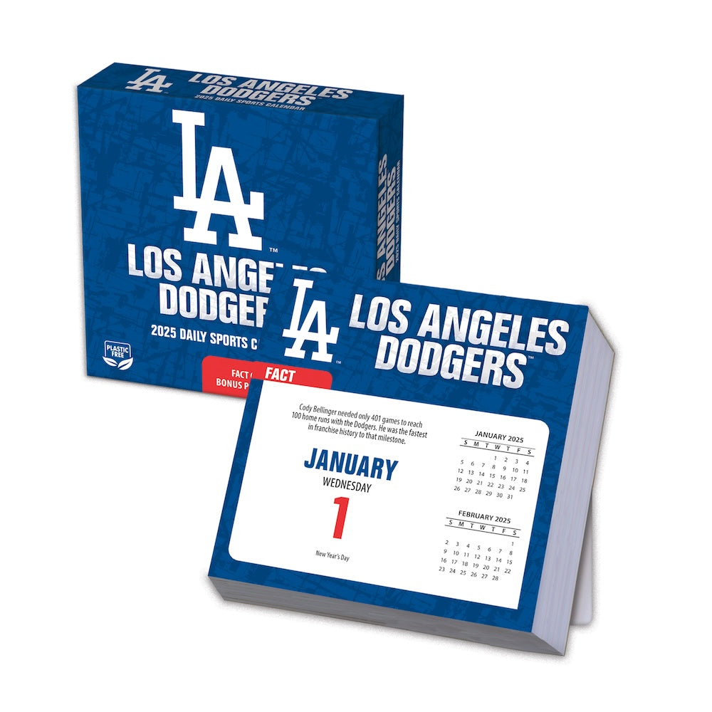 Los Angeles Dodgers 2025 Fact-A-Day Box Desk Calendar