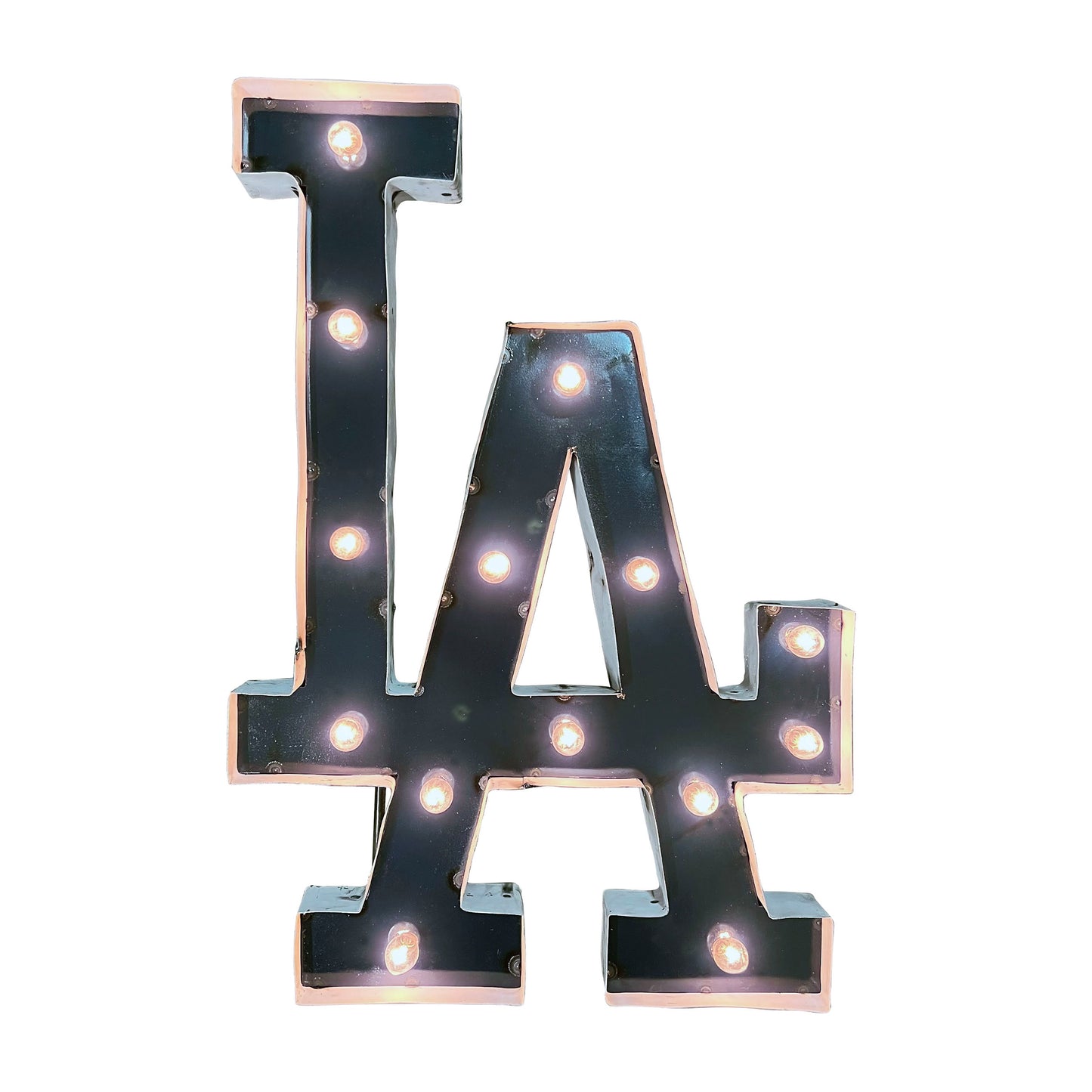 Los Angeles Dodgers lighted metal sign