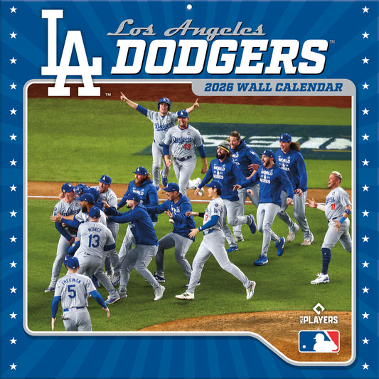 Los Angeles Dodgers Team Photos Wall Calendar