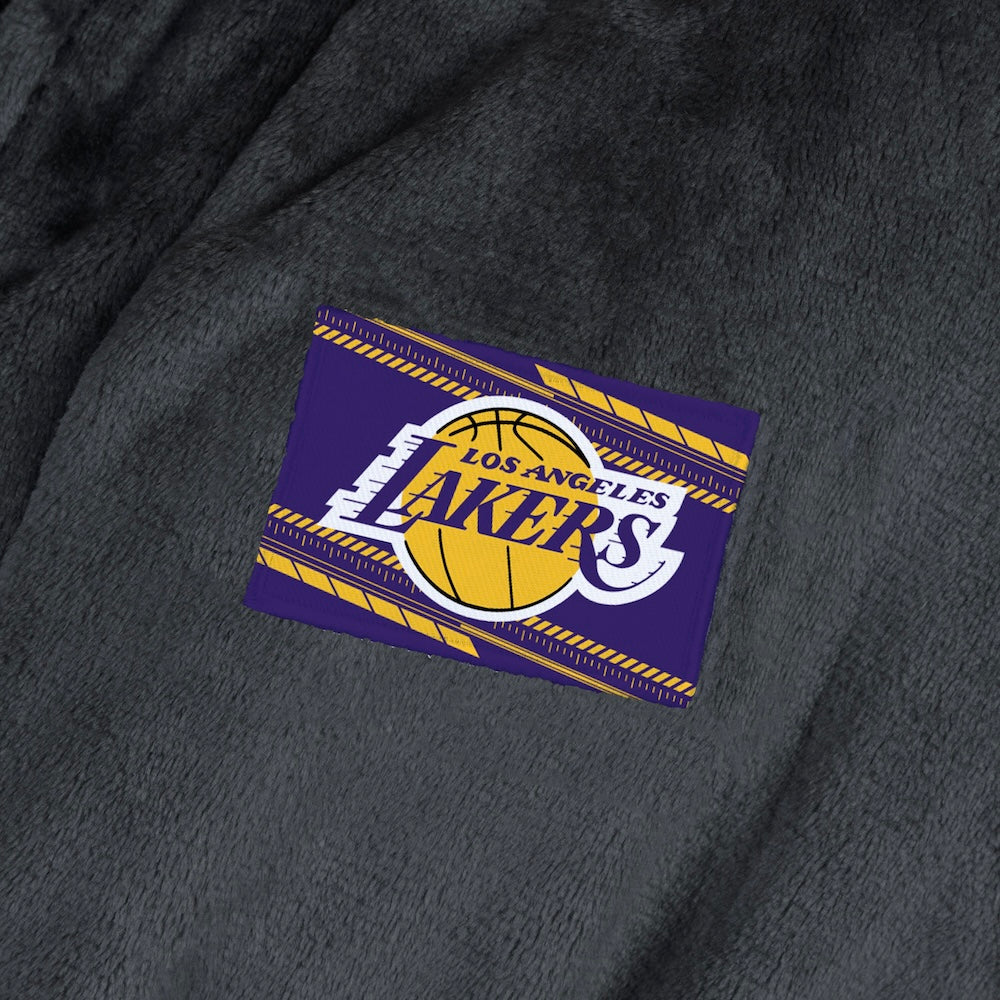 Los Angeles Lakers team color bathrobe patch