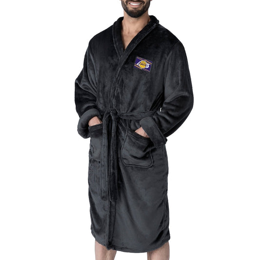 Los Angeles Lakers silk touch team color bathrobe