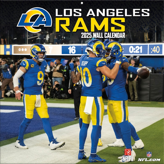 Los Angeles Rams Team Photos Wall Calendar