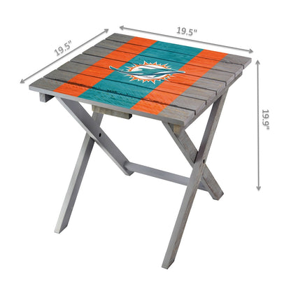 Miami Dolphins Adirondack Table Dimensions