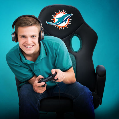 Miami Dolphins Office Gamer Chair Lifestyle