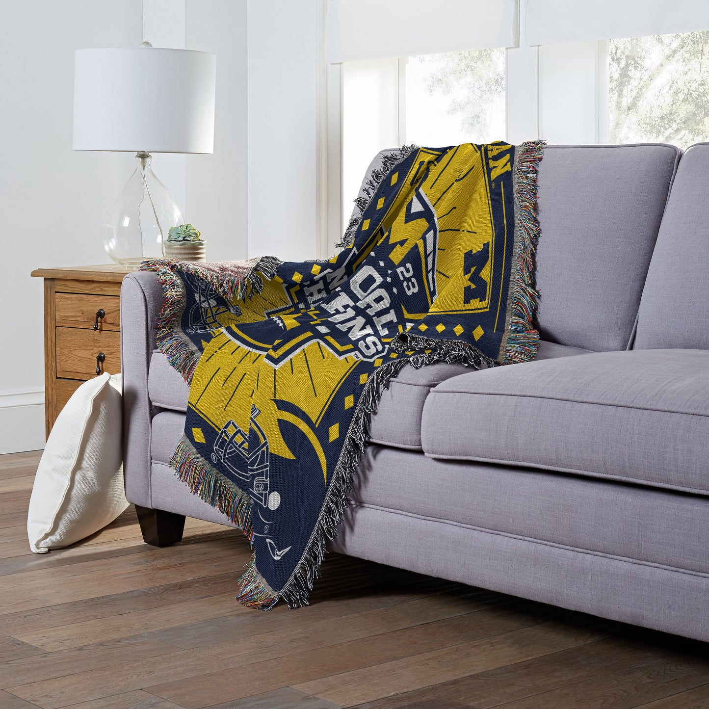 Michigan Wolverines NCAA Football Champs tapestry 2
