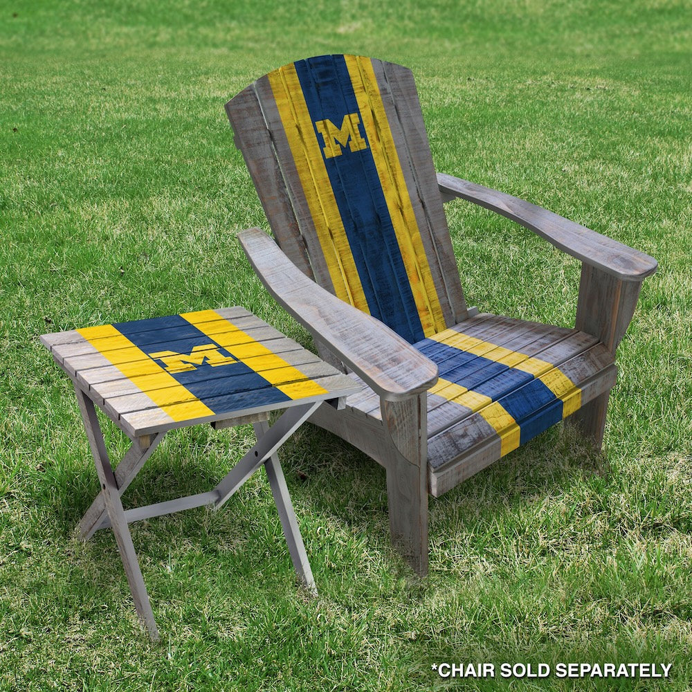 Michigan Wolverines Adirondack Set