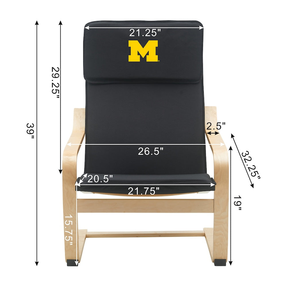 Michigan Wolverines accent chair