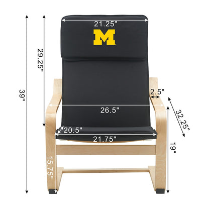 Michigan Wolverines accent chair