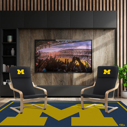 Michigan Wolverines side chairs