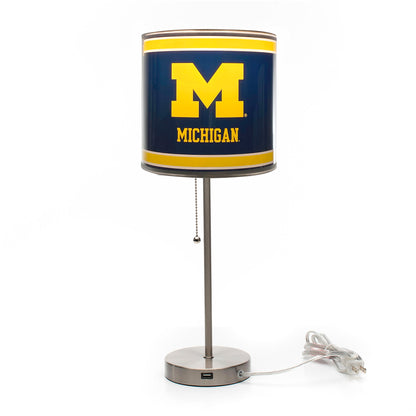 Michigan Wolverines table lamp