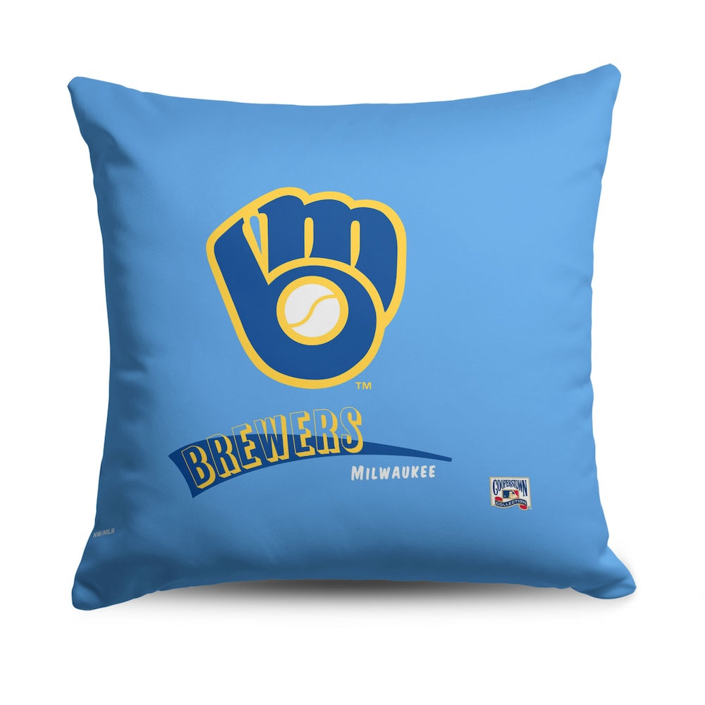 Milwaukee Brewers CC Throwback pillow