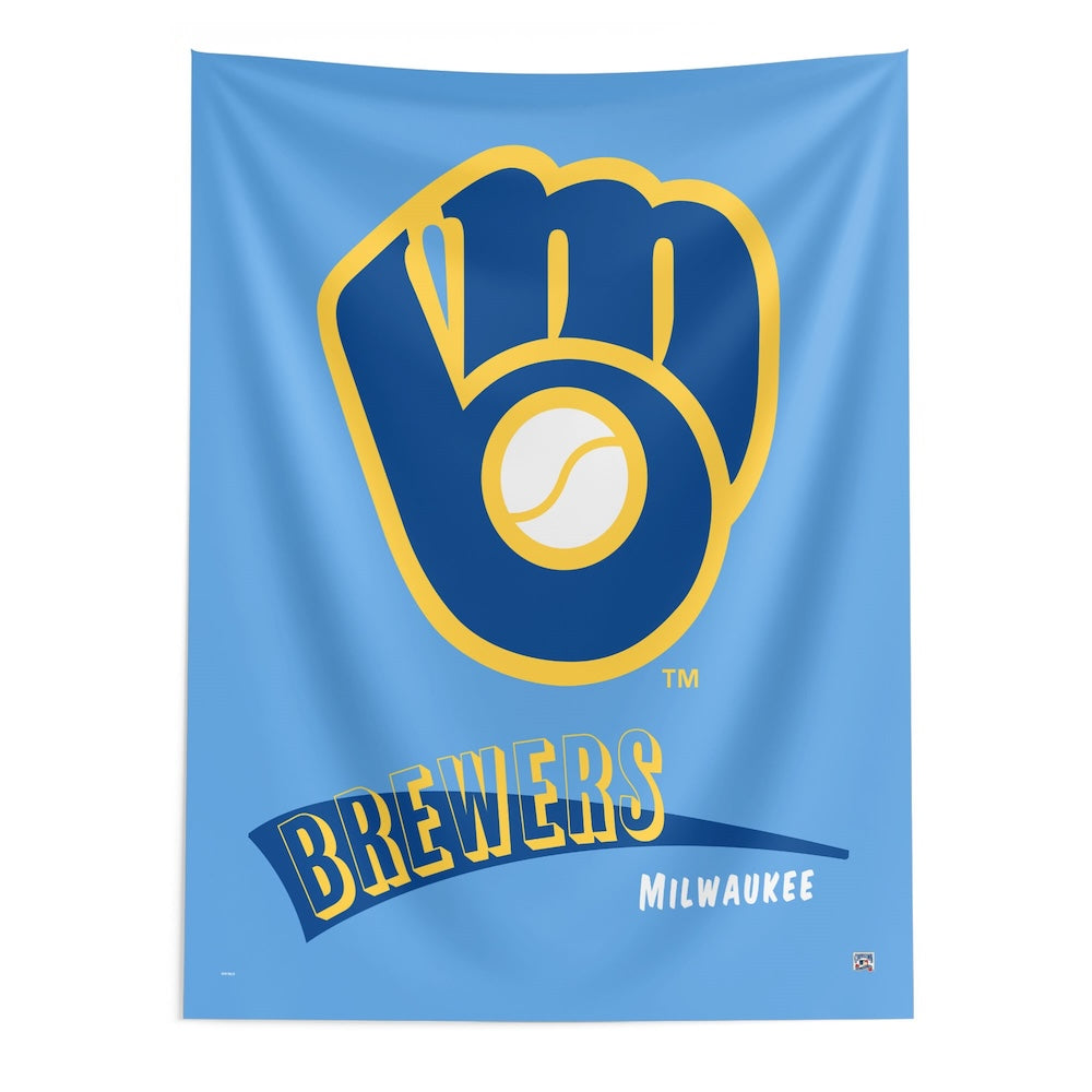 Milwaukee Brewers throwback wall hanging