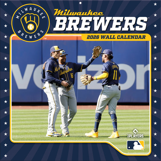 Milwaukee Brewers Team Photos Wall Calendar