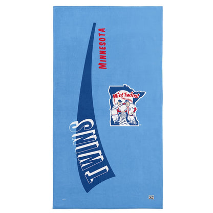 Minnesota Twins throwback beach towel