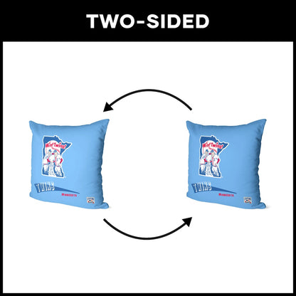 Minnesota Twins vintage throw pillow