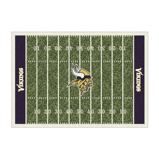 Minnesota Vikings home field style area rug