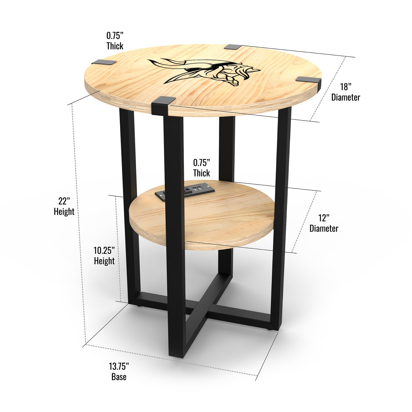 Minnesota Vikings Table Dimensions