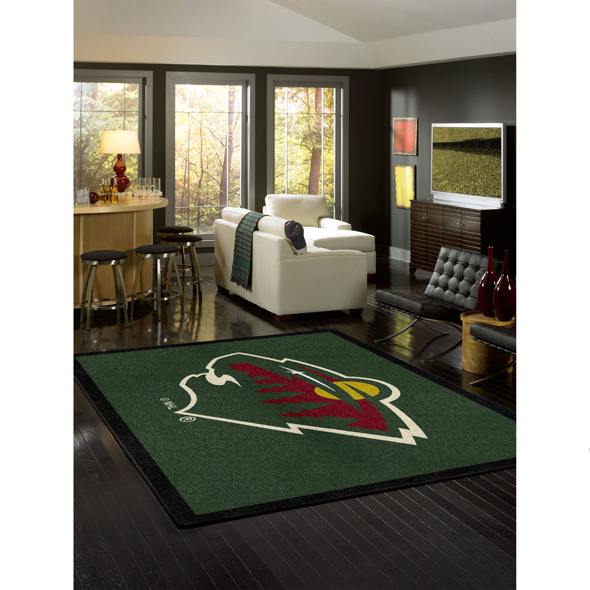 Minnesota Wild spirit style area rug life