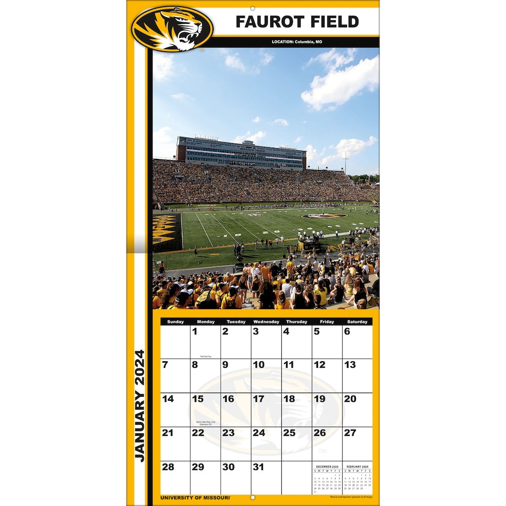 Missouri Tigers Team Photos Wall Calendar Inside