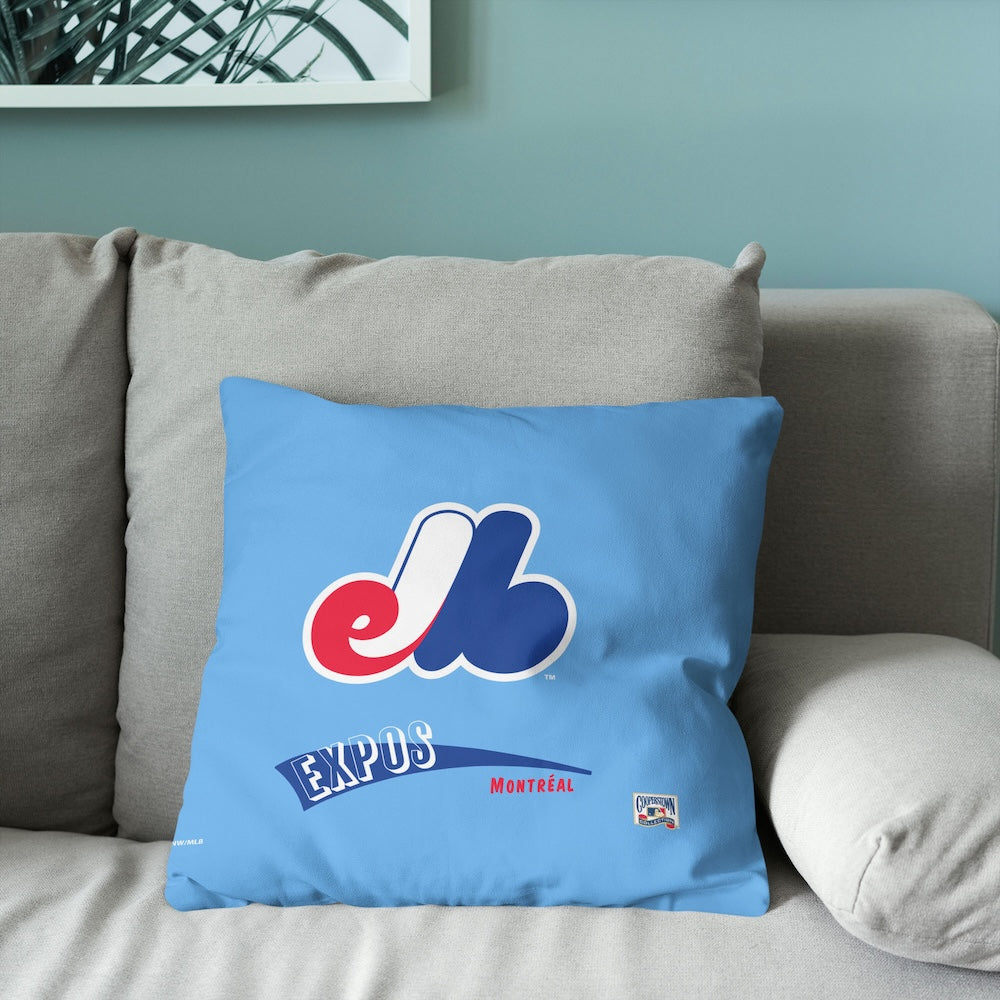 Montreal Expos old school logo pillow