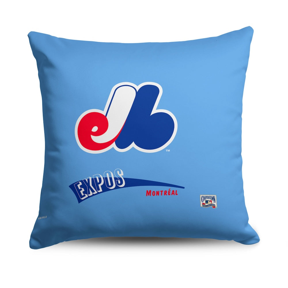 Montreal Expos CC Throwback pillow