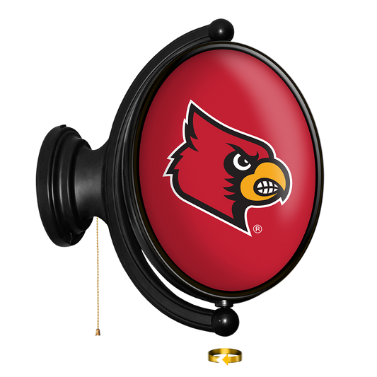 Louisville Cardinals Oval Rotating Wall Sign