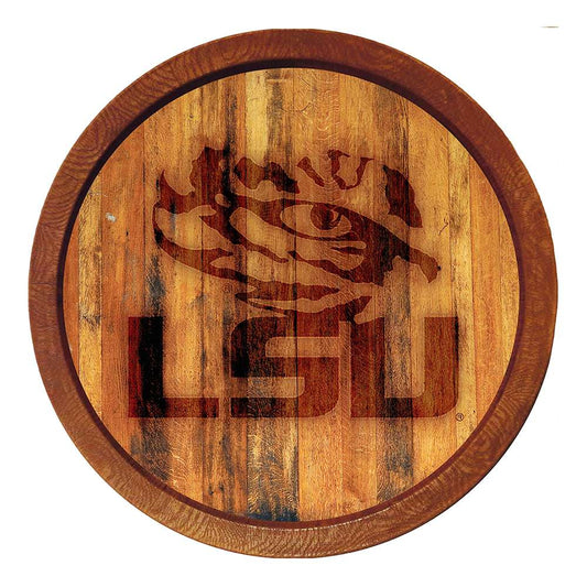 LSU Tigers Branded Barrel Top Sign