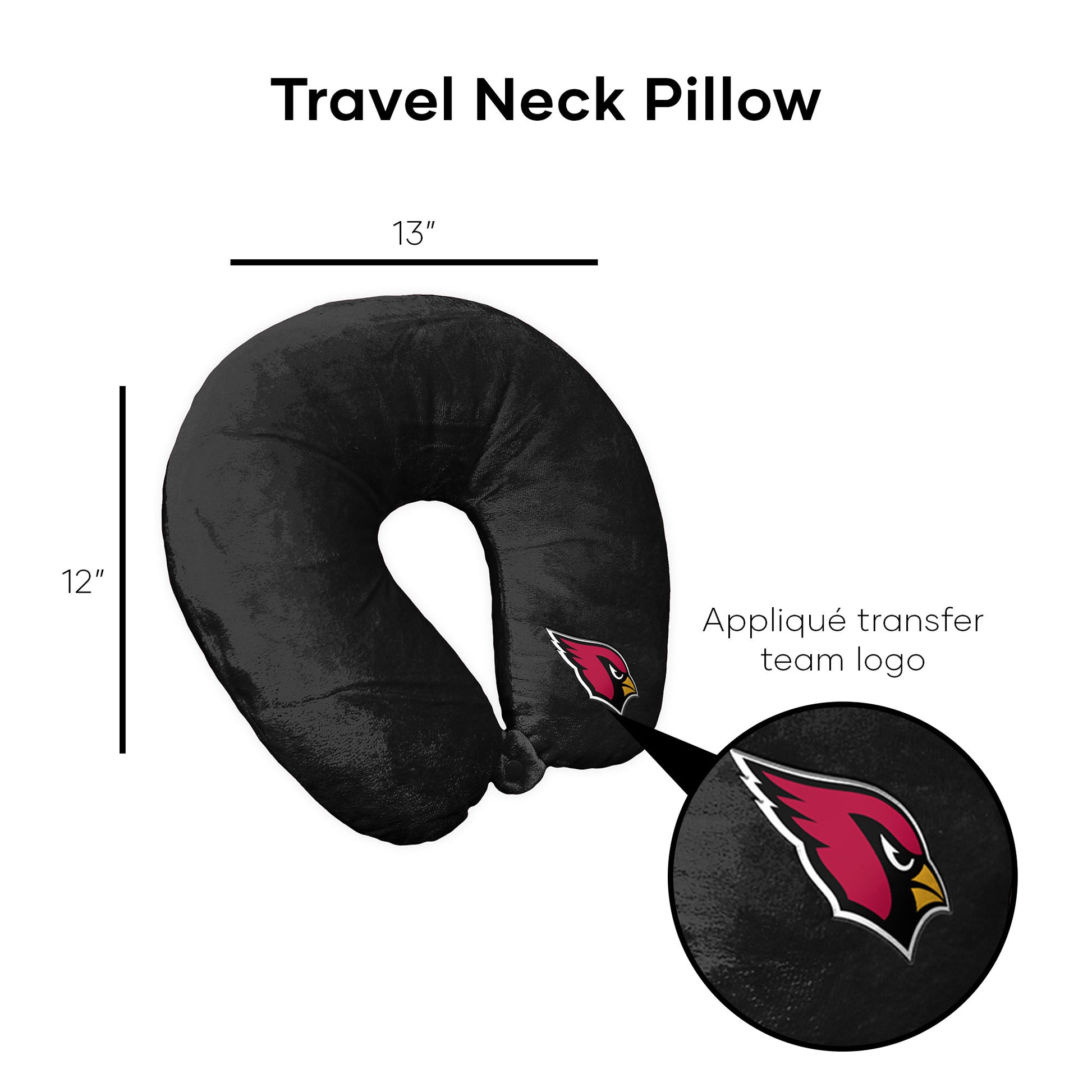 Arizona Cardinals Travel Roll Pillow Dimensions