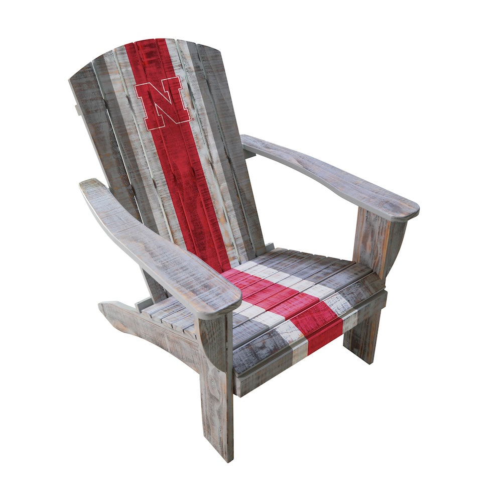 Nebraska Cornhuskers Outdoor Adirondack Chair