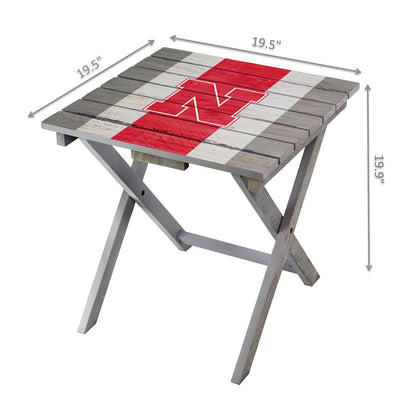 Nebraska Cornhuskers Adirondack Table Dimensions